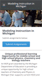 Mobile Screenshot of mimodelinginstruction.org